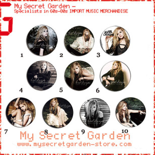 Avril Lavigne - Goodbye Lullaby Pinback Button Badge Set 1a or 1b ( or Hair Ties / 4.4 cm Badge / Magnet / Keychain Set )